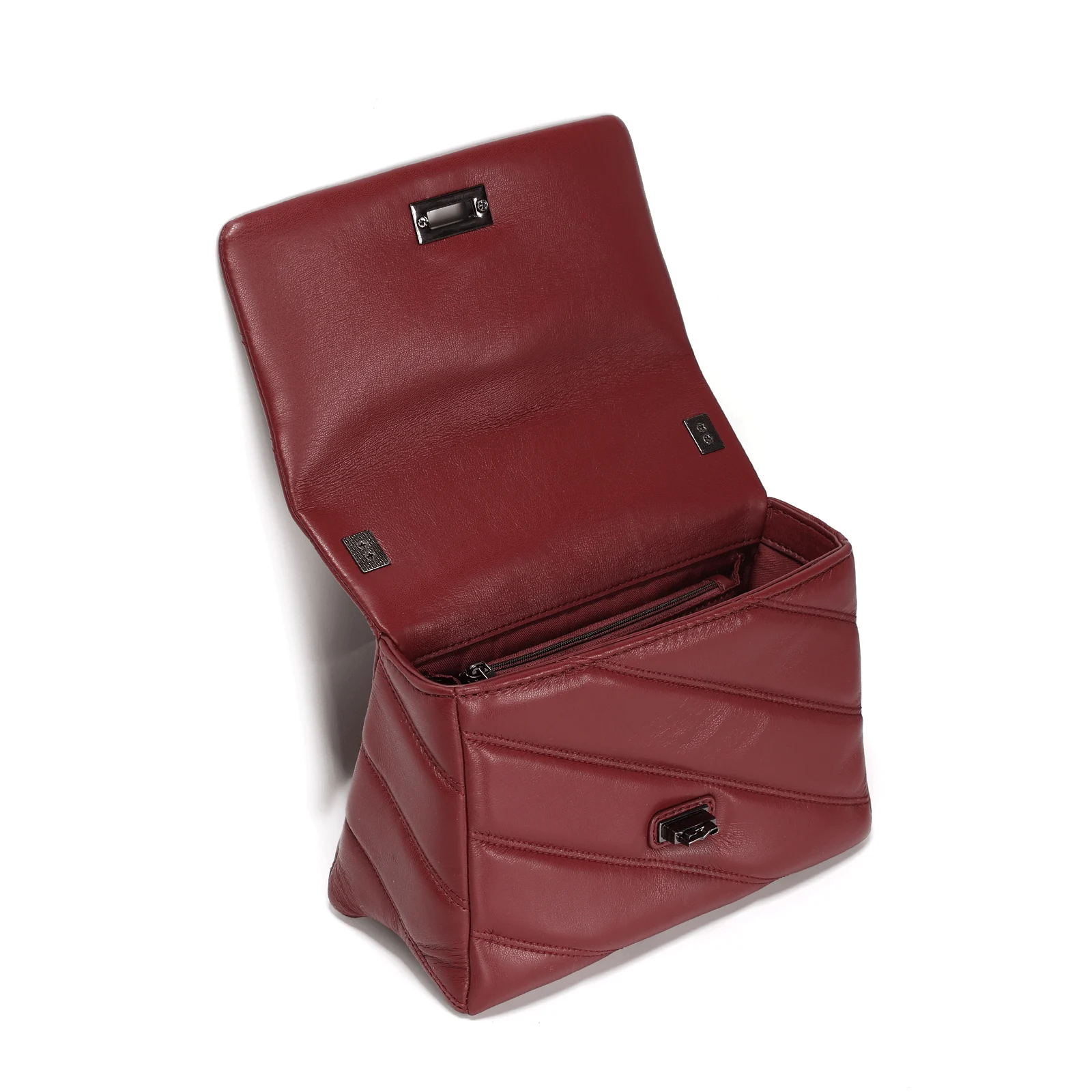Bolsa Soft Vermelha Ruby Alça Dupla - vista 3 de 3
