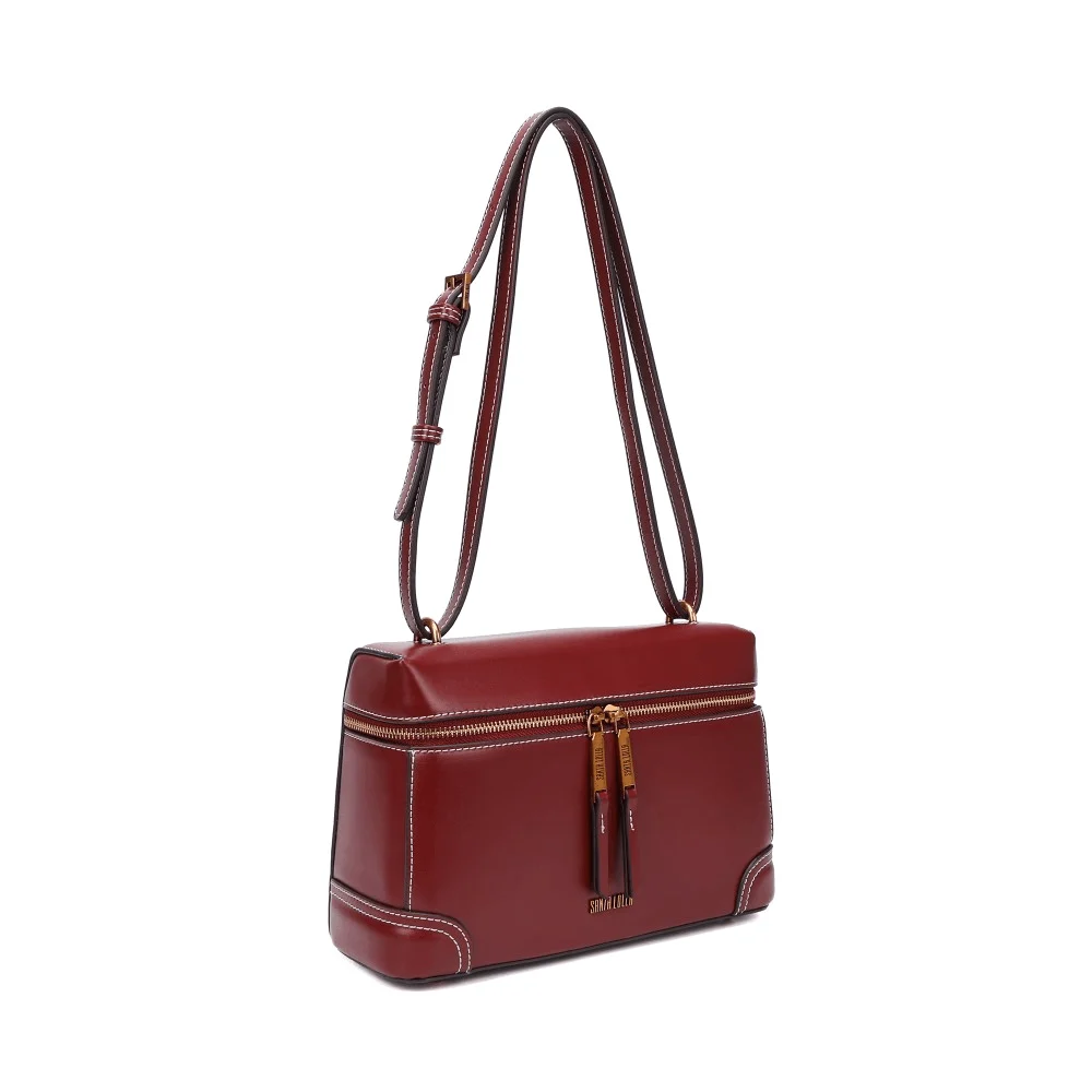 Bolsa Frasqueira Soft Vermelho Ruby Alça De Ombro - vista 2 de 8