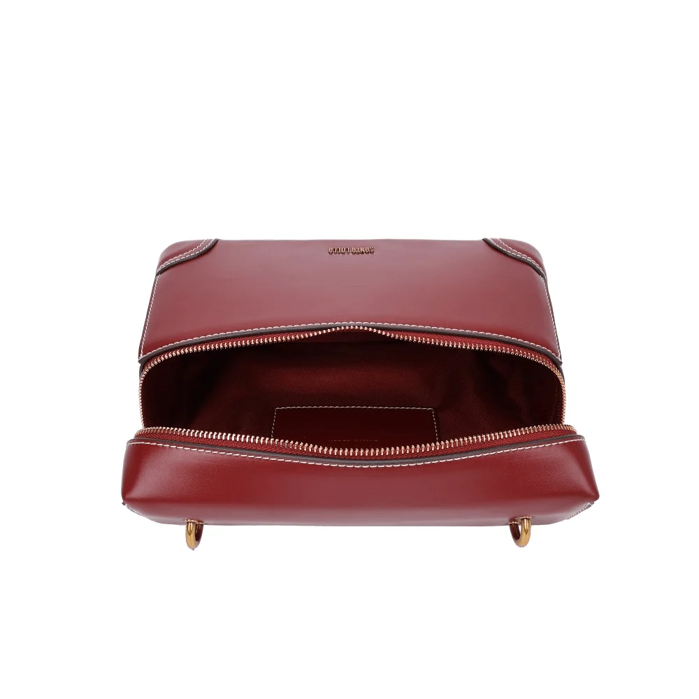 Bolsa Frasqueira Soft Vermelho Ruby Alça De Ombro - vista 5 de 8