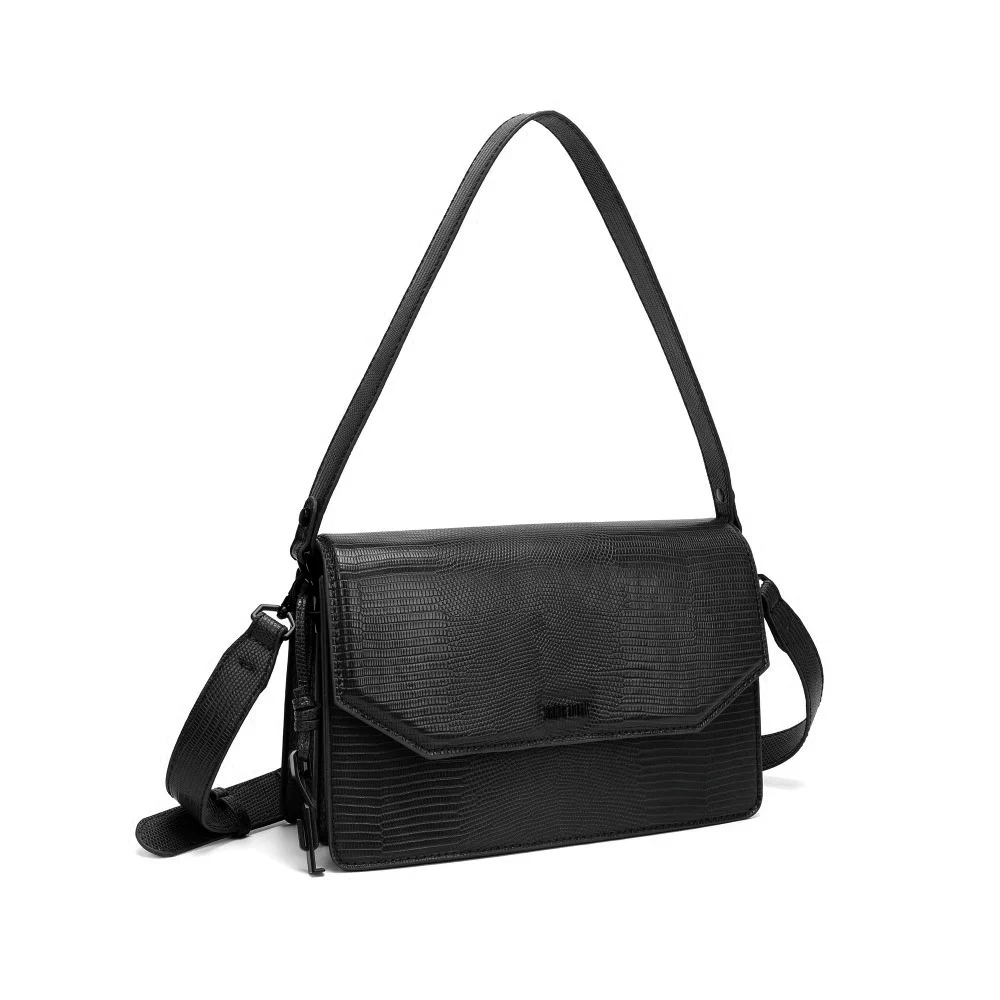 Bolsa Lizard Preta Alça Dupla - vista 2 de 5