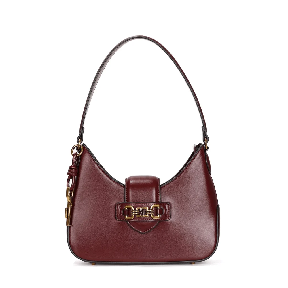 Bolsa Baguete Média Soft Liso Marsala Bridão - vista 4 de 5