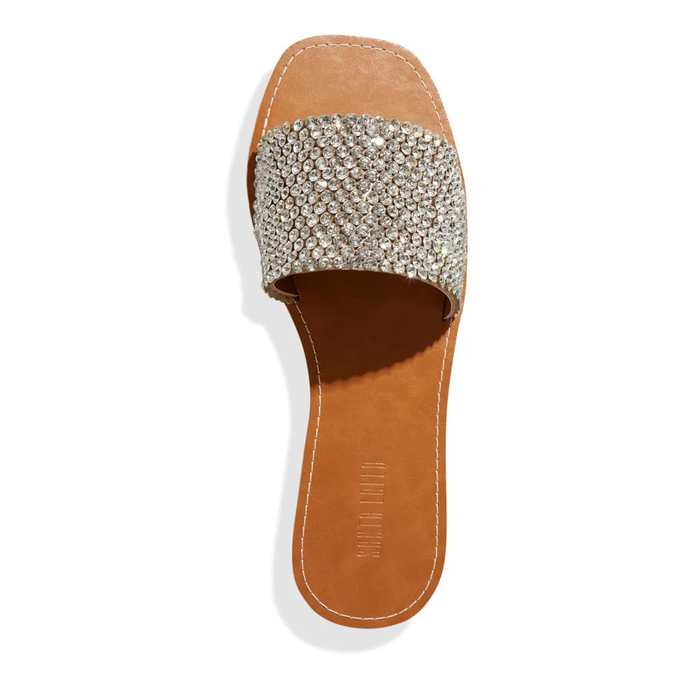 Rasteira termocolante strass cristal - vista 4 de 4
