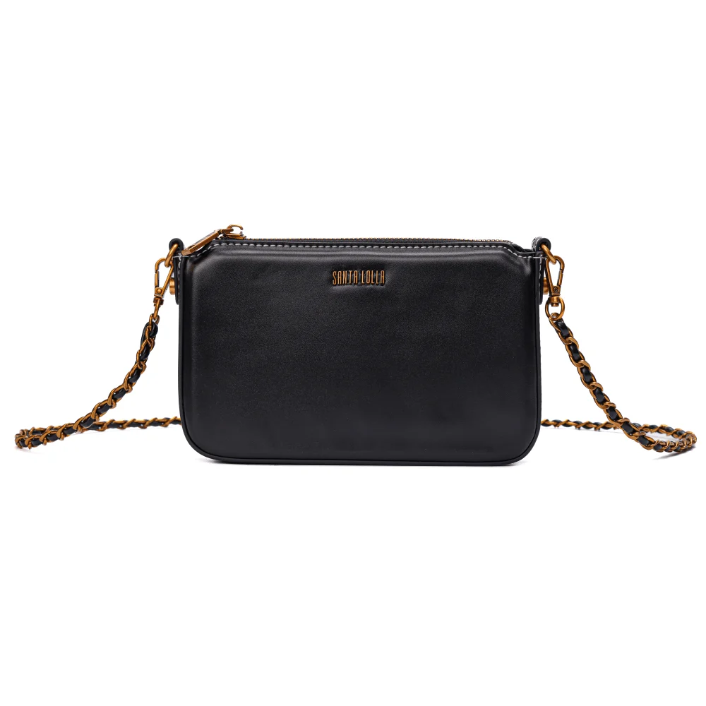 Bolsa Pequena Soft Preta Alça Transversal - vista 1 de 6