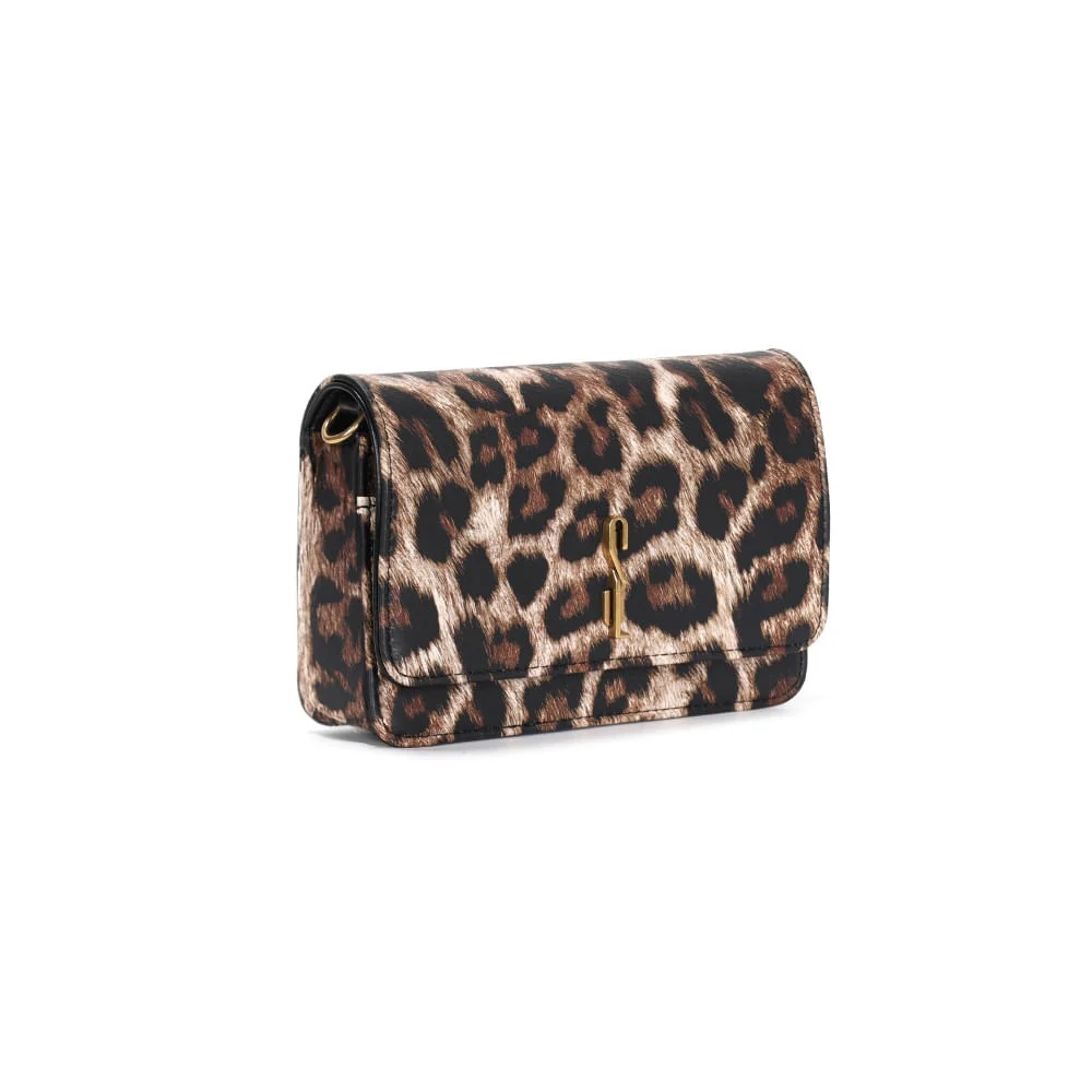 Bolsa Pequena Soft Animal Print Alça Transversal - vista 2 de 3