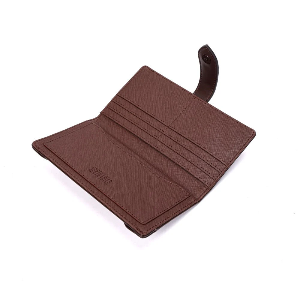 Carteira material soft dark cocoa 2 - vista 5 de 6