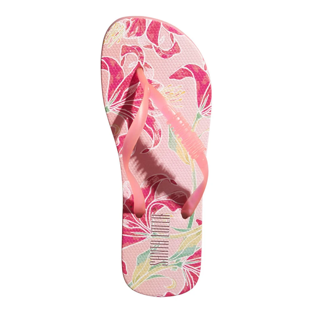 Chinelo Flip Flop Borracha Rosa Bloom - vista 3 de 4
