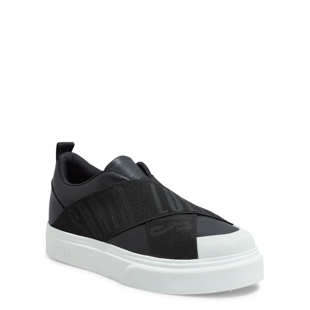 Tênis Slip On Floater Lux Preto - vista 2 de 5