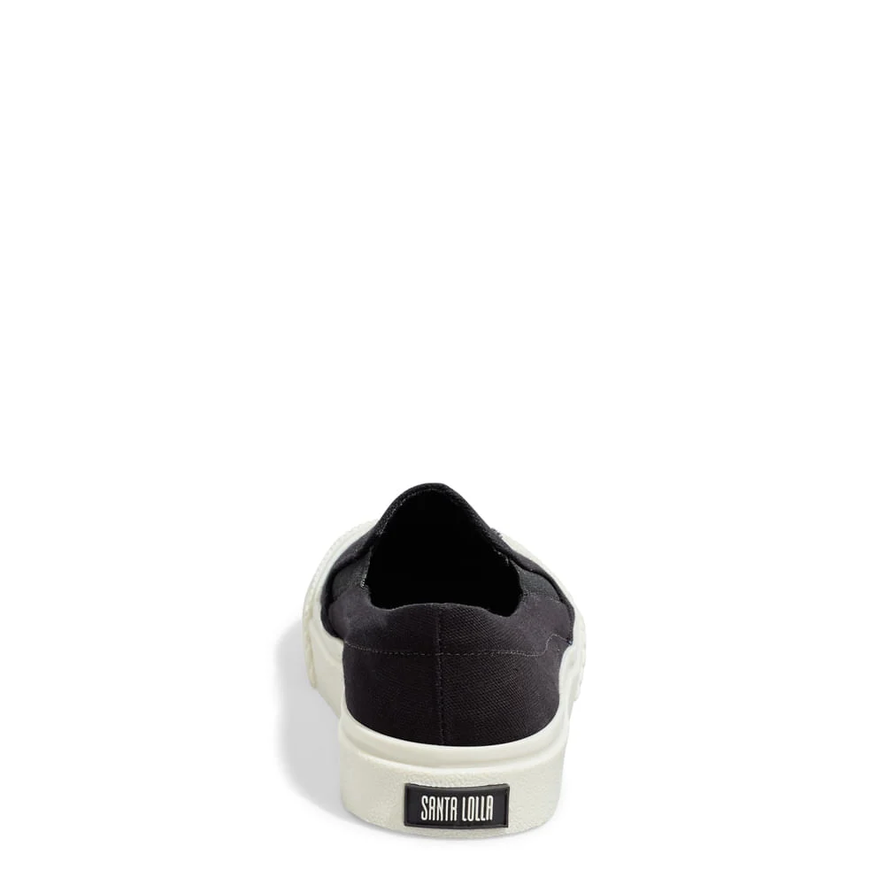 Tênis Slip On Lona Deserto Preto - vista 4 de 5