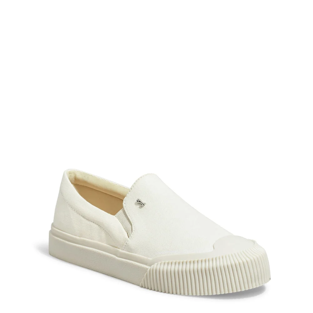 Tênis Slip On Lona Deserto Branco - vista 3 de 6