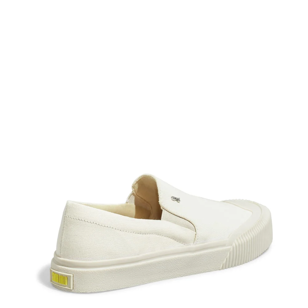 Tênis Slip On Lona Deserto Branco - vista 4 de 6