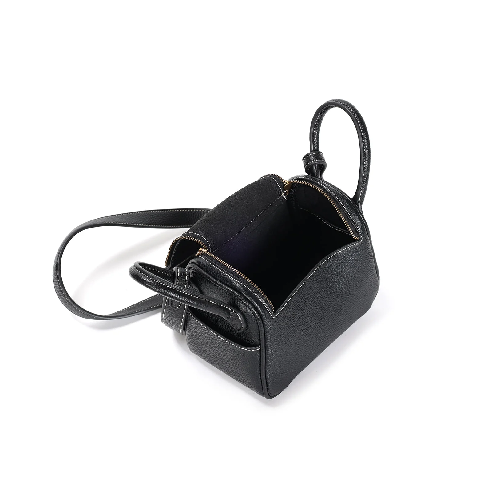 Bolsa Pequena Floater Preta Duas Alças - vista 3 de 3