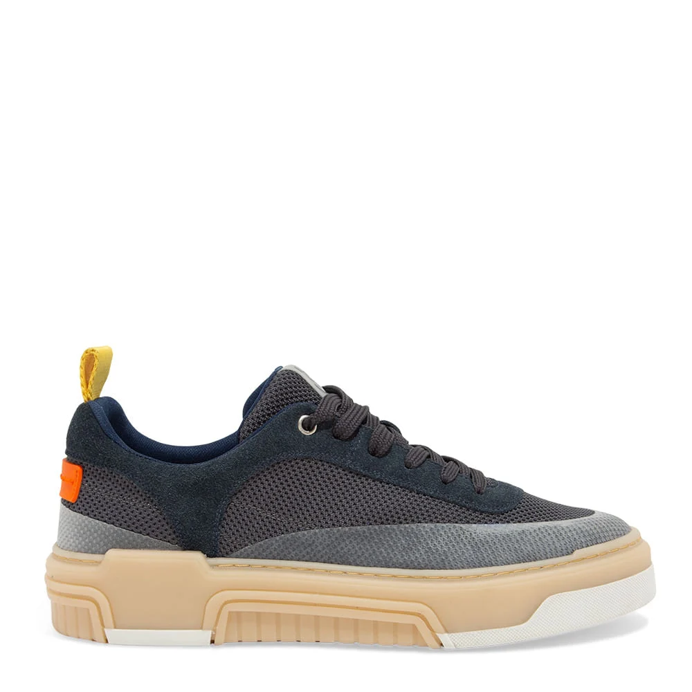 Tênis Masculino Knit Cinza Chumbo - vista 1 de 4