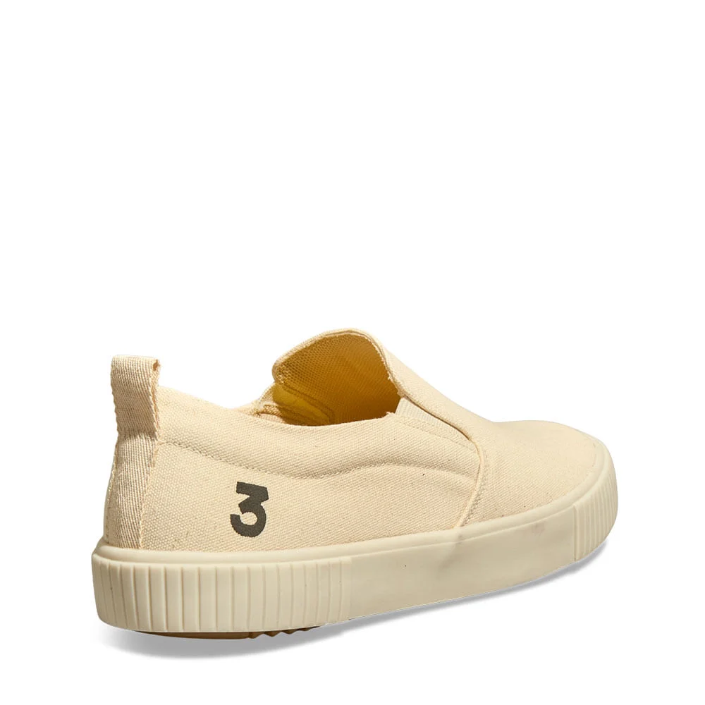 Tênis Slip On Masculino Lona Deserto Bege - vista 4 de 4