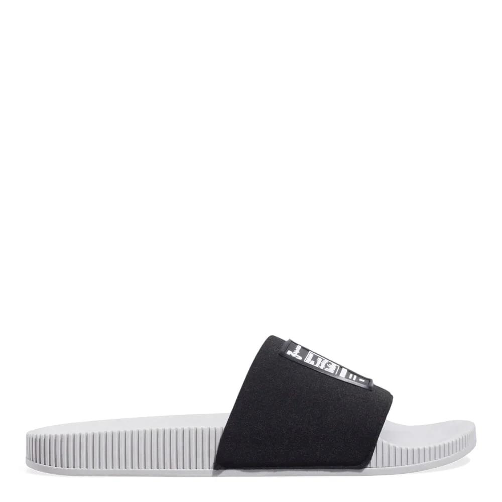 Chinelo Slide Masculino Borracha Cinza - vista 1 de 4