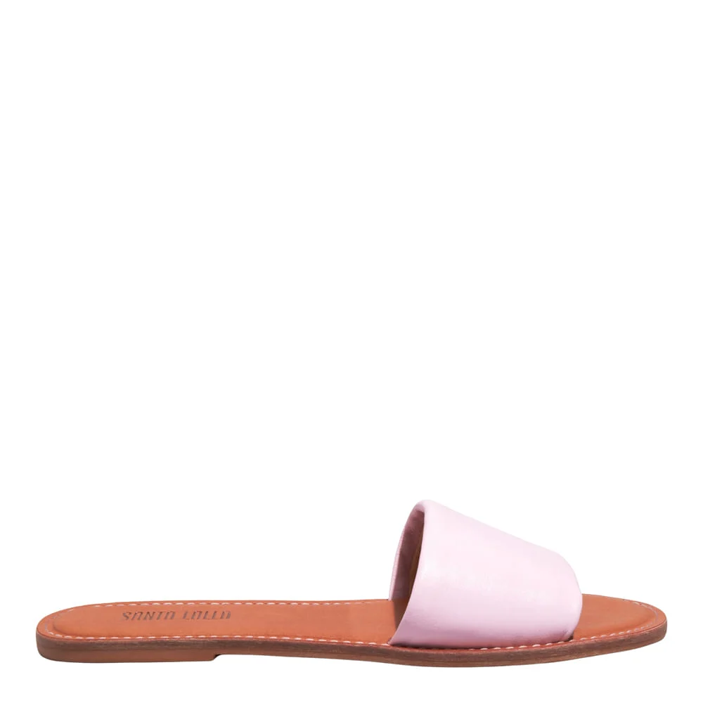 Rasteira Couro Nobre Soft Baby Pink - vista 1 de 4