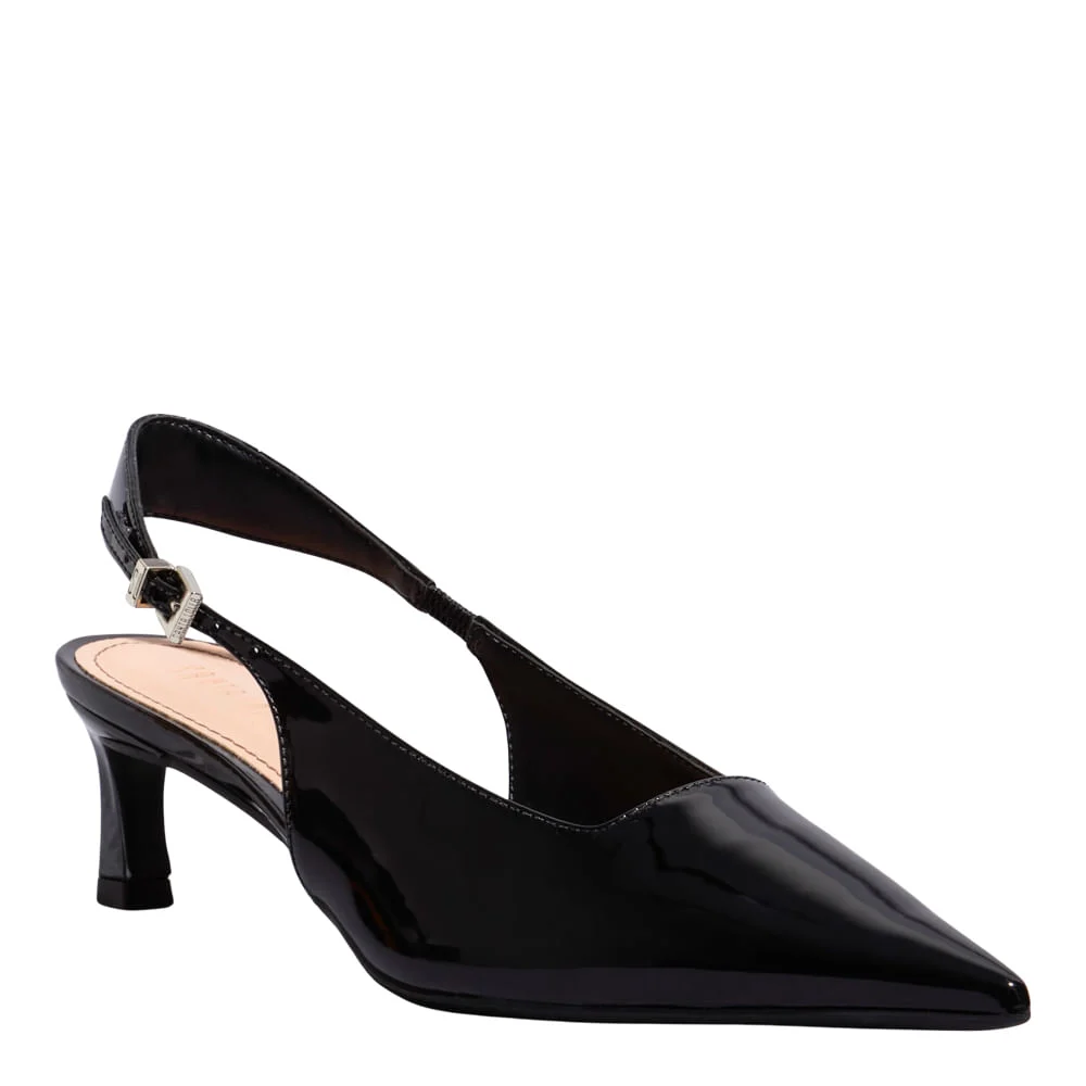 Scarpin Verniz Anzeli Preto - vista 3 de 4