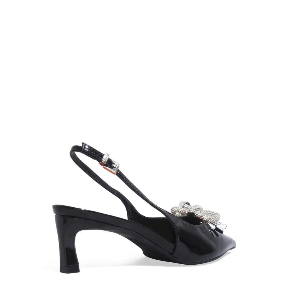 Scarpin Verniz Anzeli Preto - vista 6 de 6