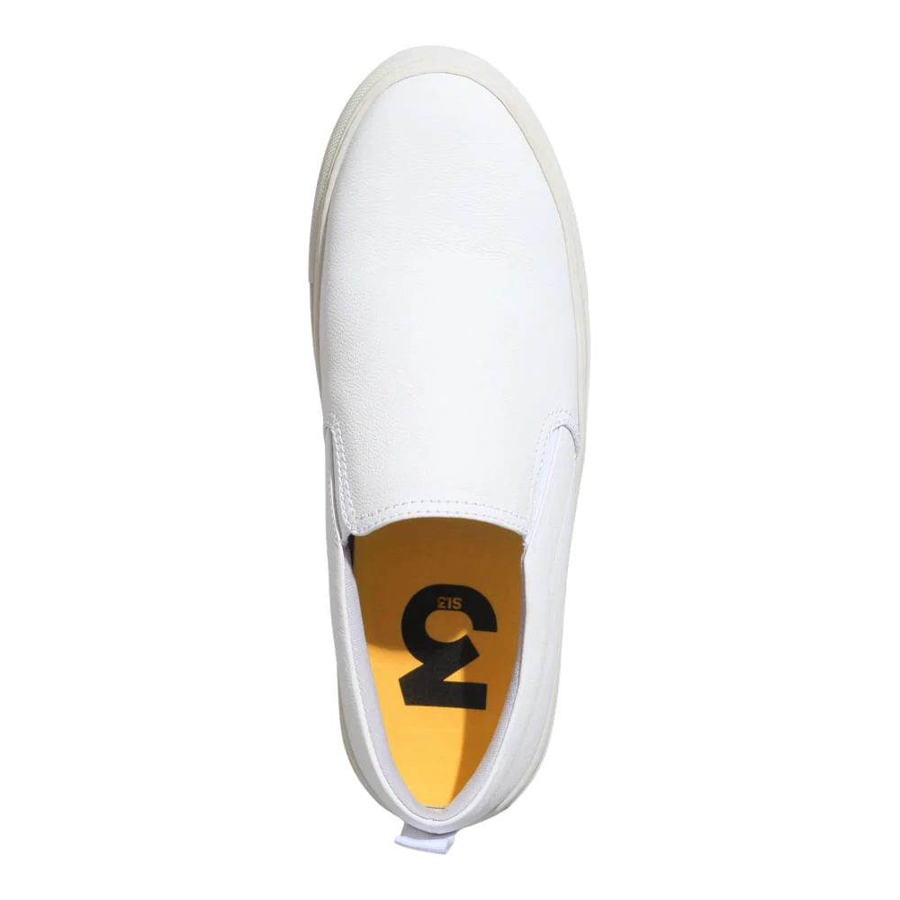 Tênis Slip On Masculino Floater Branco - vista 4 de 4