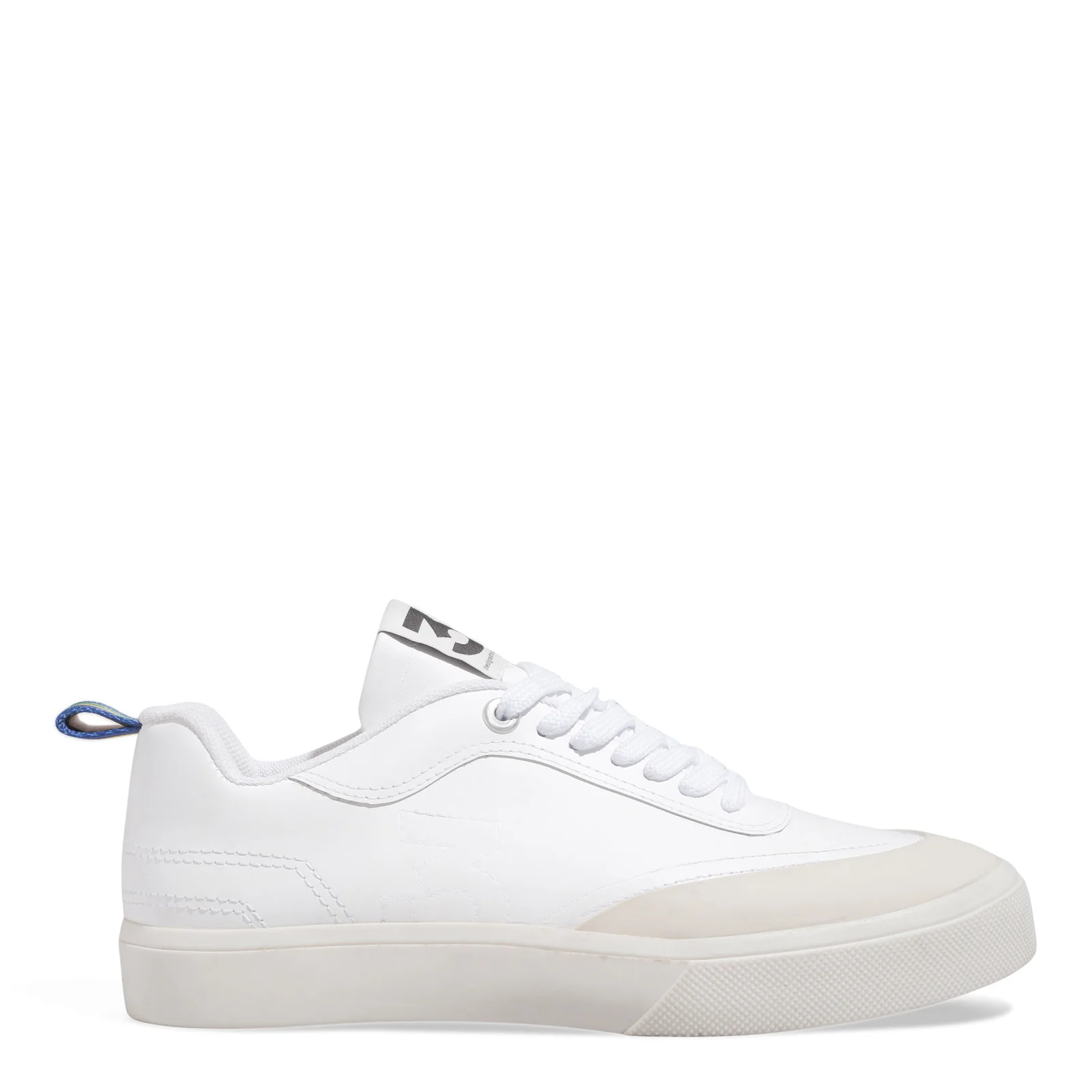 Tênis Masculino Couro Confort Branco - vista 1 de 4