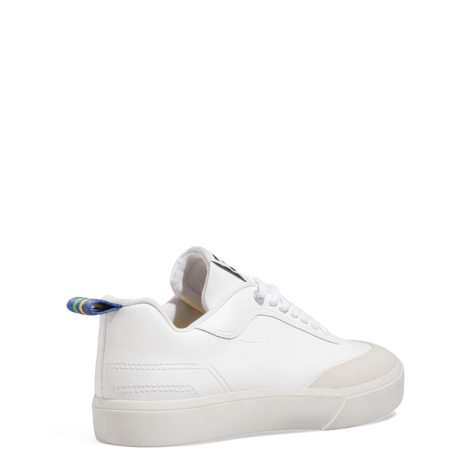 Tênis Masculino Couro Confort Branco - vista 3 de 4