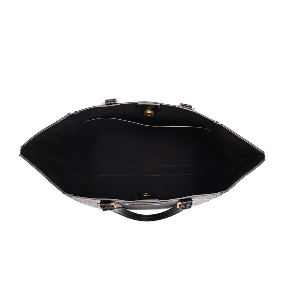 Bolsa Grande Floater Preta Alça Ombro - vista 7 de 9