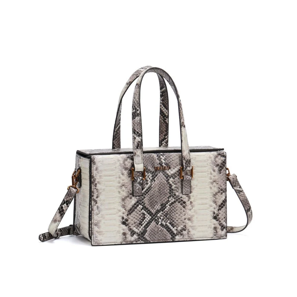 Bolsa Tote Estampa Animal Print Cobra Alça Dupla - vista 2 de 5