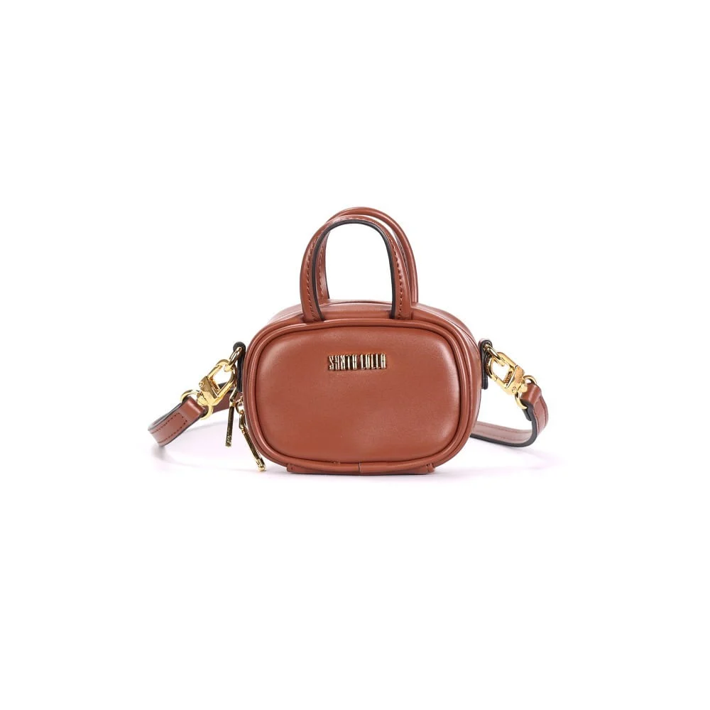 Mini Bag Soft Marrom Alça Transversal - vista 1 de 4