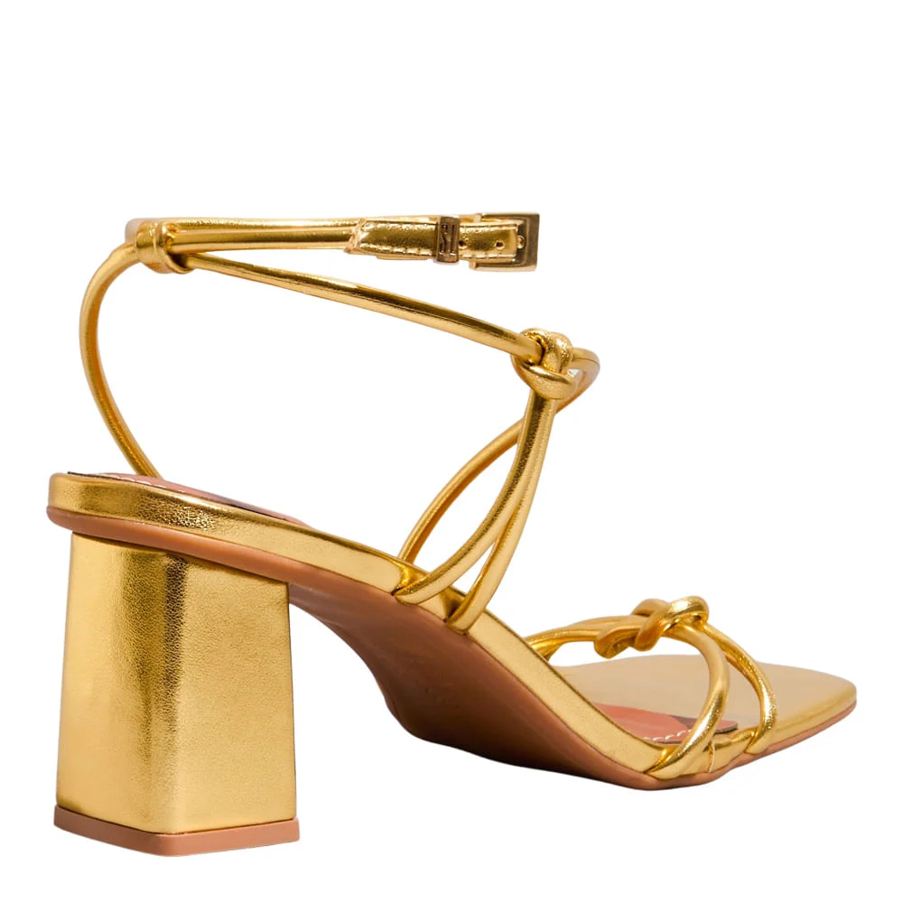 Sandália Metallic Ultra Ouro - vista 3 de 3