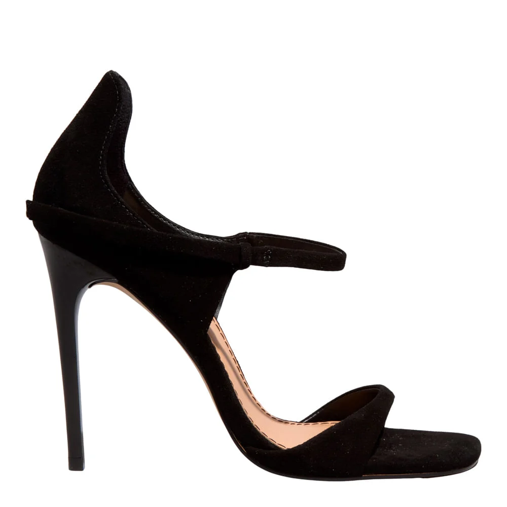 Sandália Couro Camurça Premium Preto - vista 1 de 3
