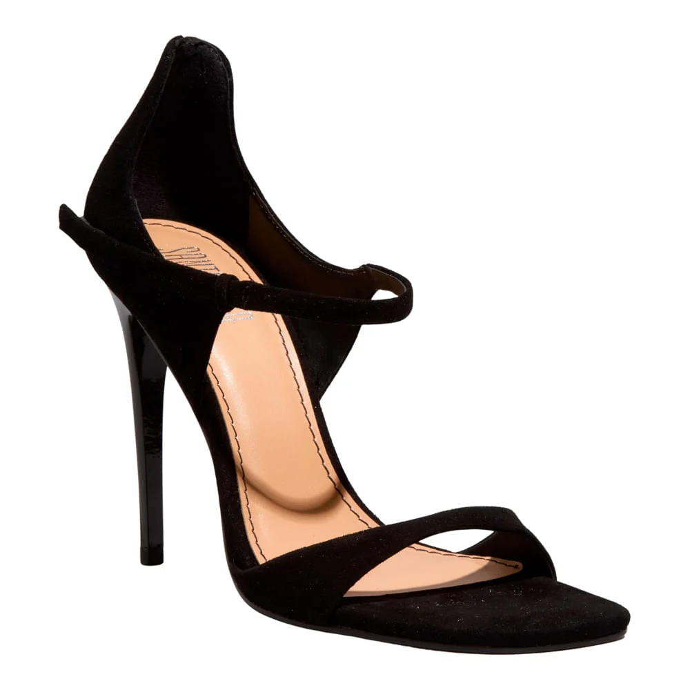 Sandália Couro Camurça Premium Preto - vista 2 de 3