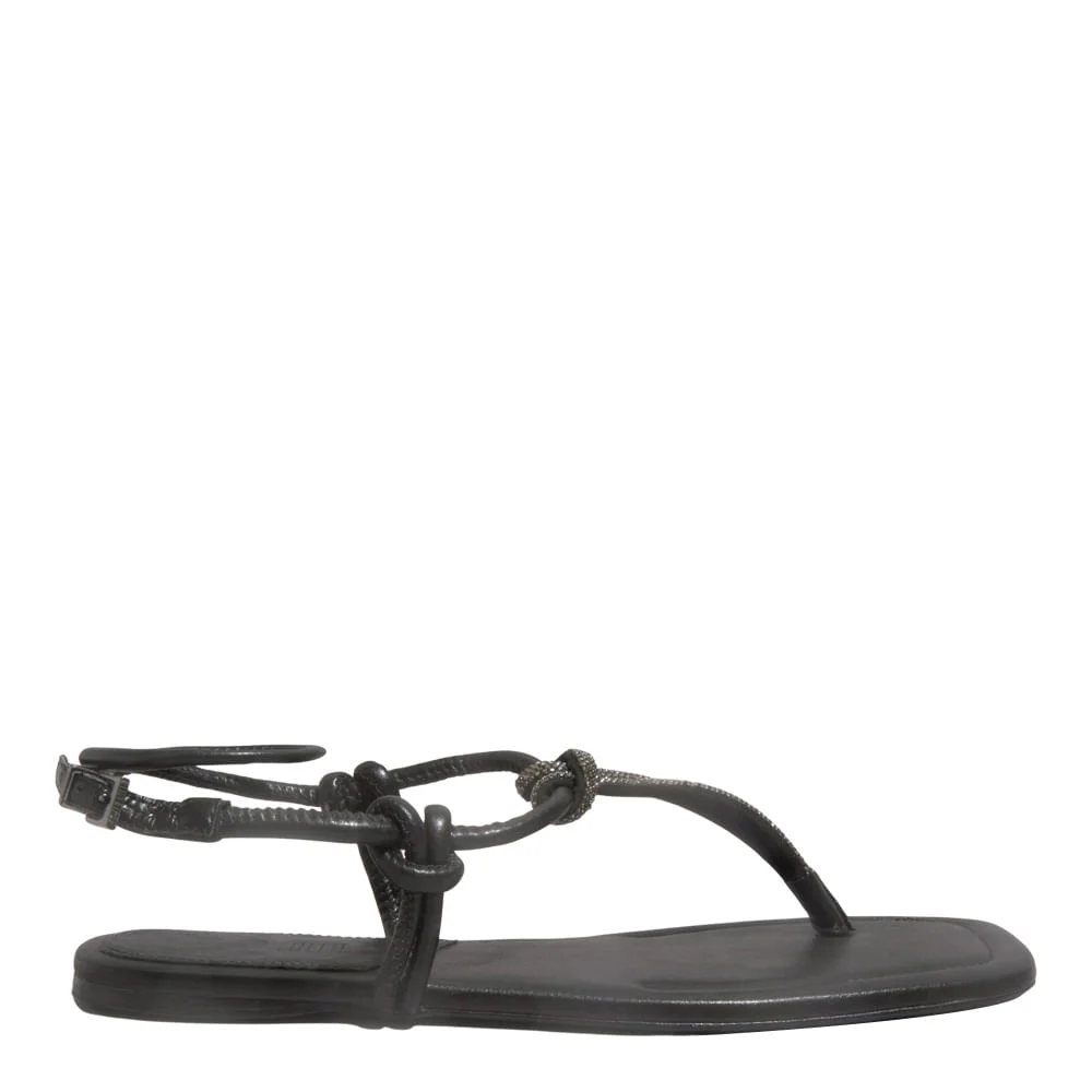 Rasteira Napa Soft Preto - vista 1 de 4
