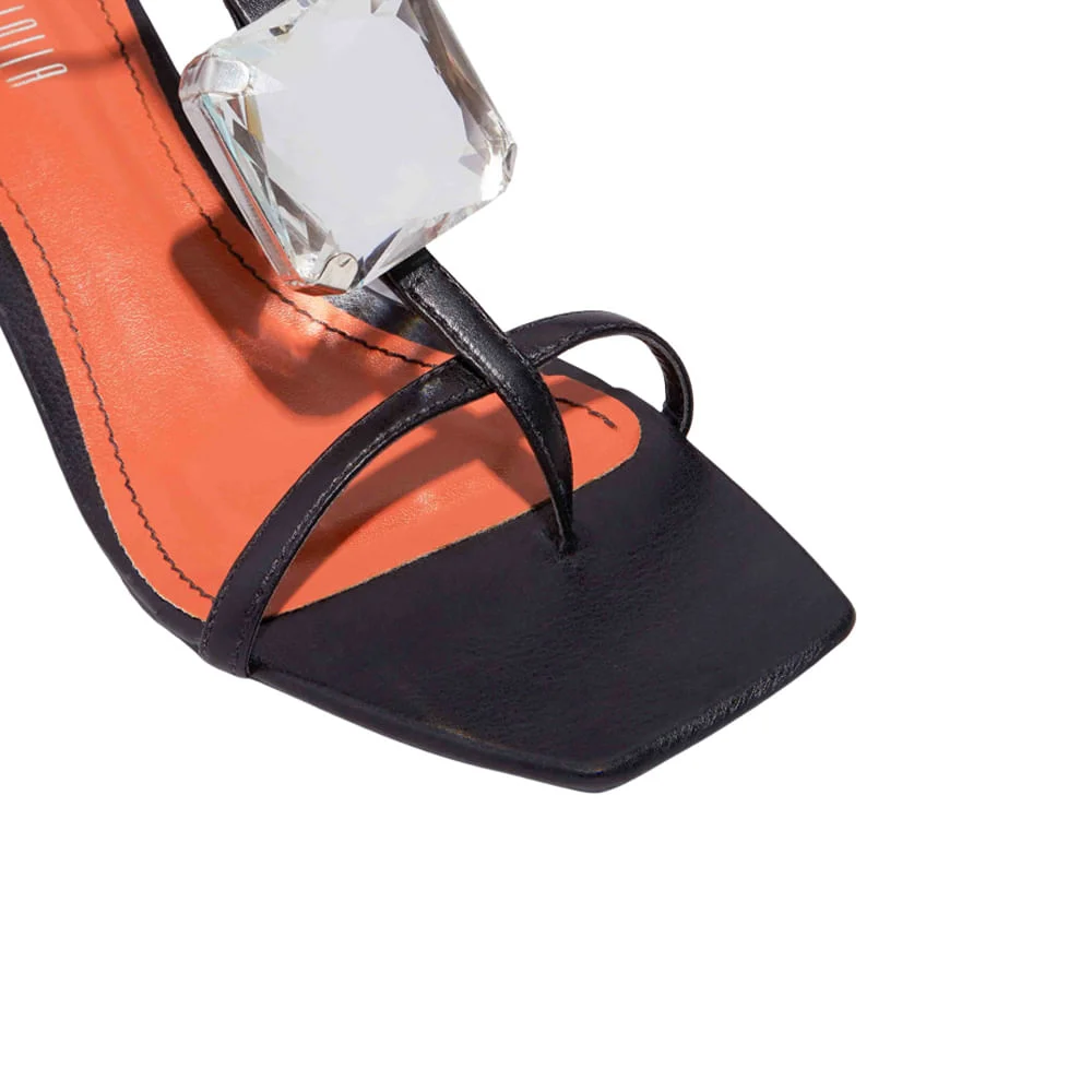 Sandália Napa Soft Preto - vista 3 de 3