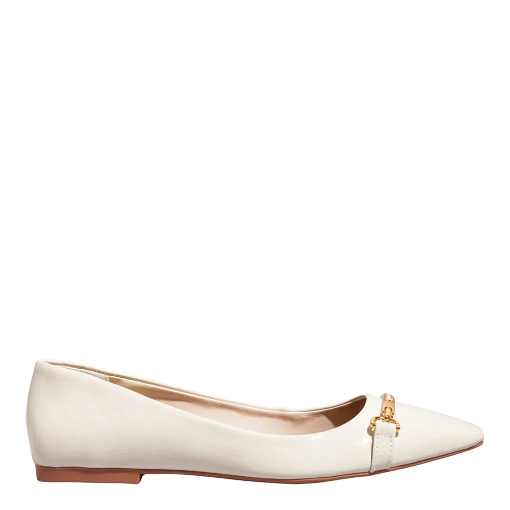 Sapatilha Verniz Glossy Off White - vista 1 de 5