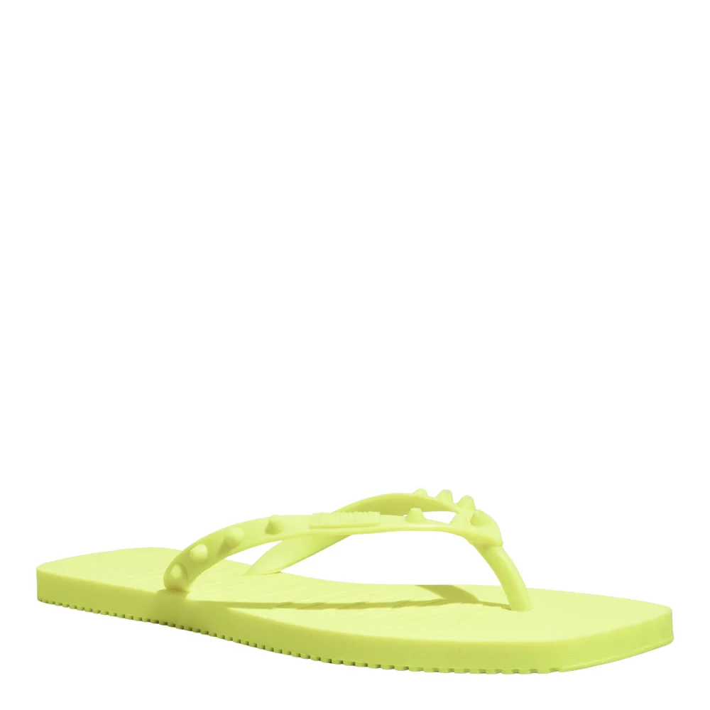 Flip Flop Borracha Amarelo Lime Fluor - vista 2 de 5