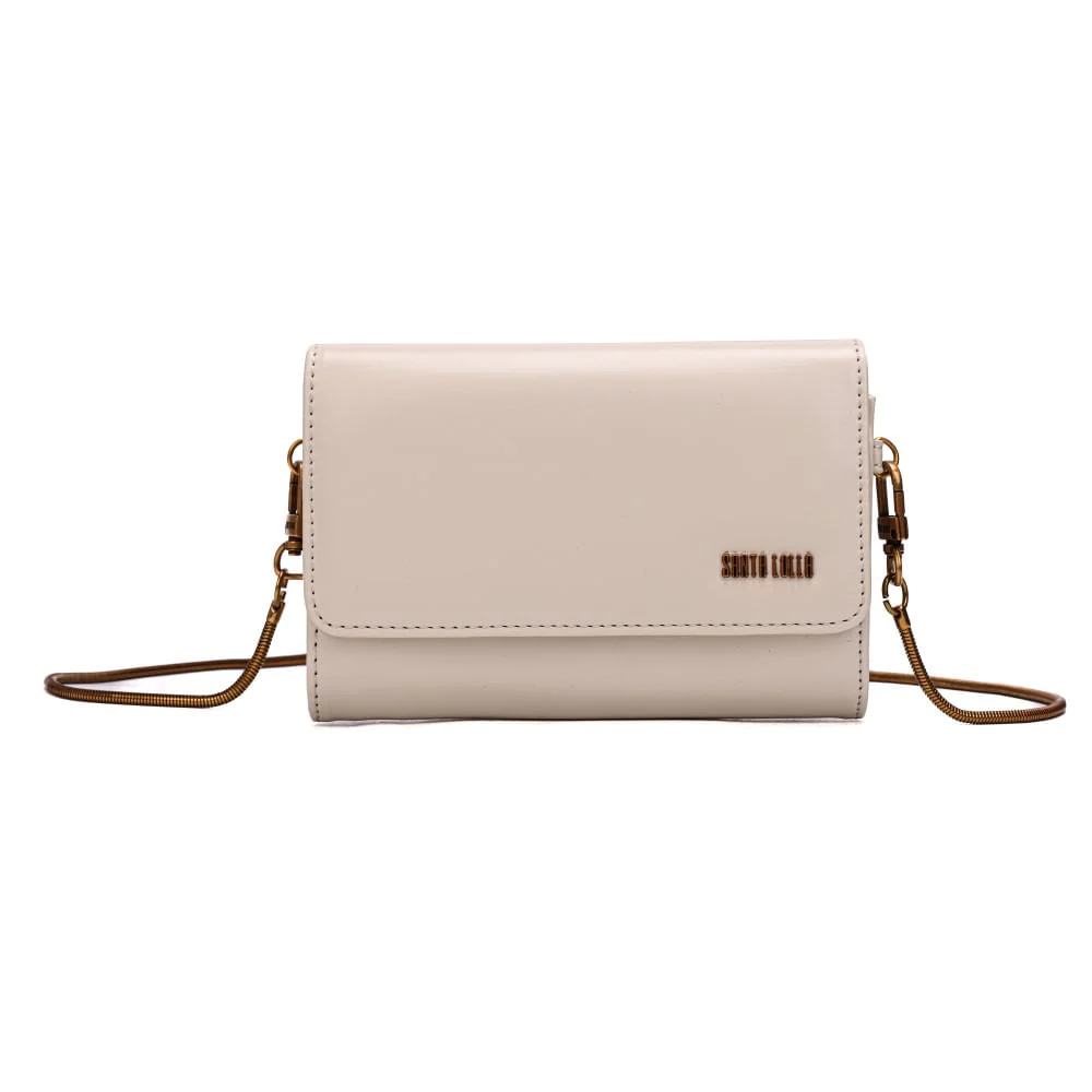 Bolsa Carteira Transversal Soft Off White - vista 1 de 7