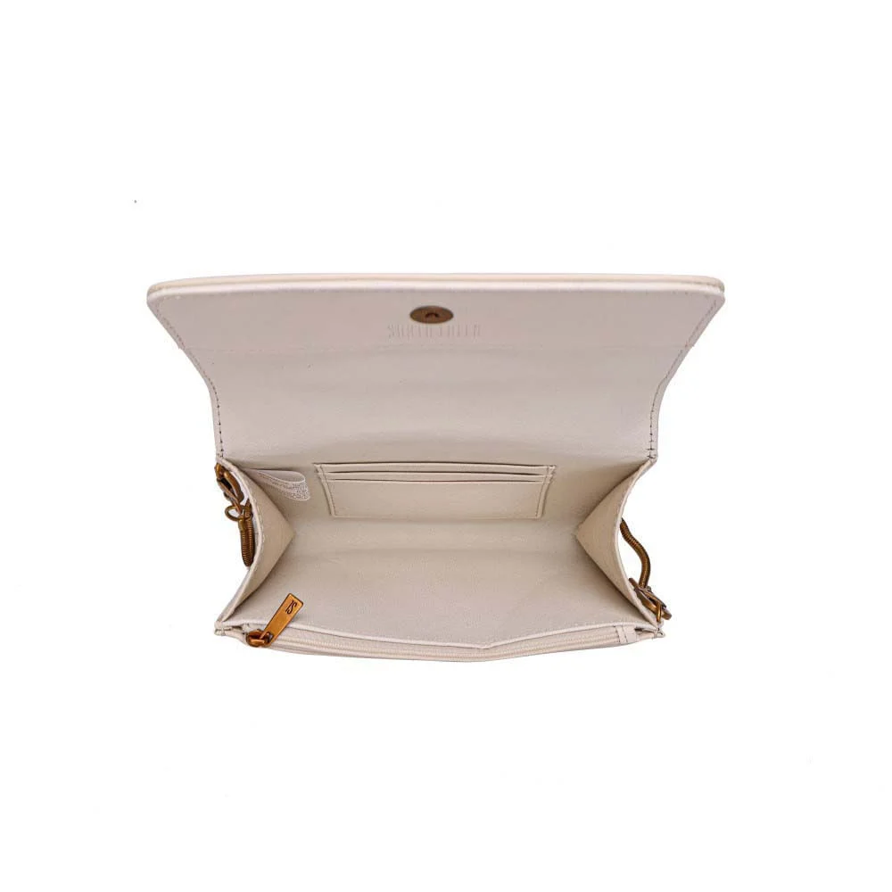 Bolsa Carteira Transversal Soft Off White - vista 7 de 7