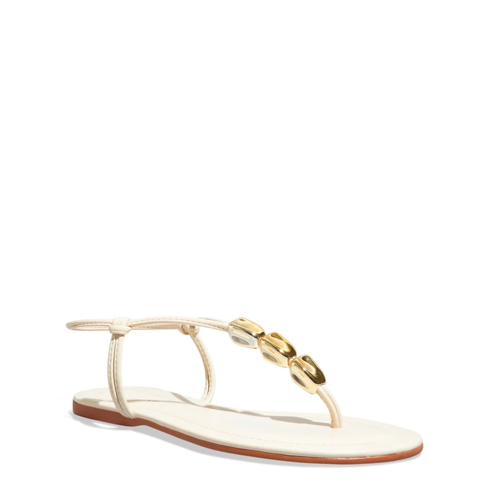 Rasteira Napa Off White - vista 2 de 5