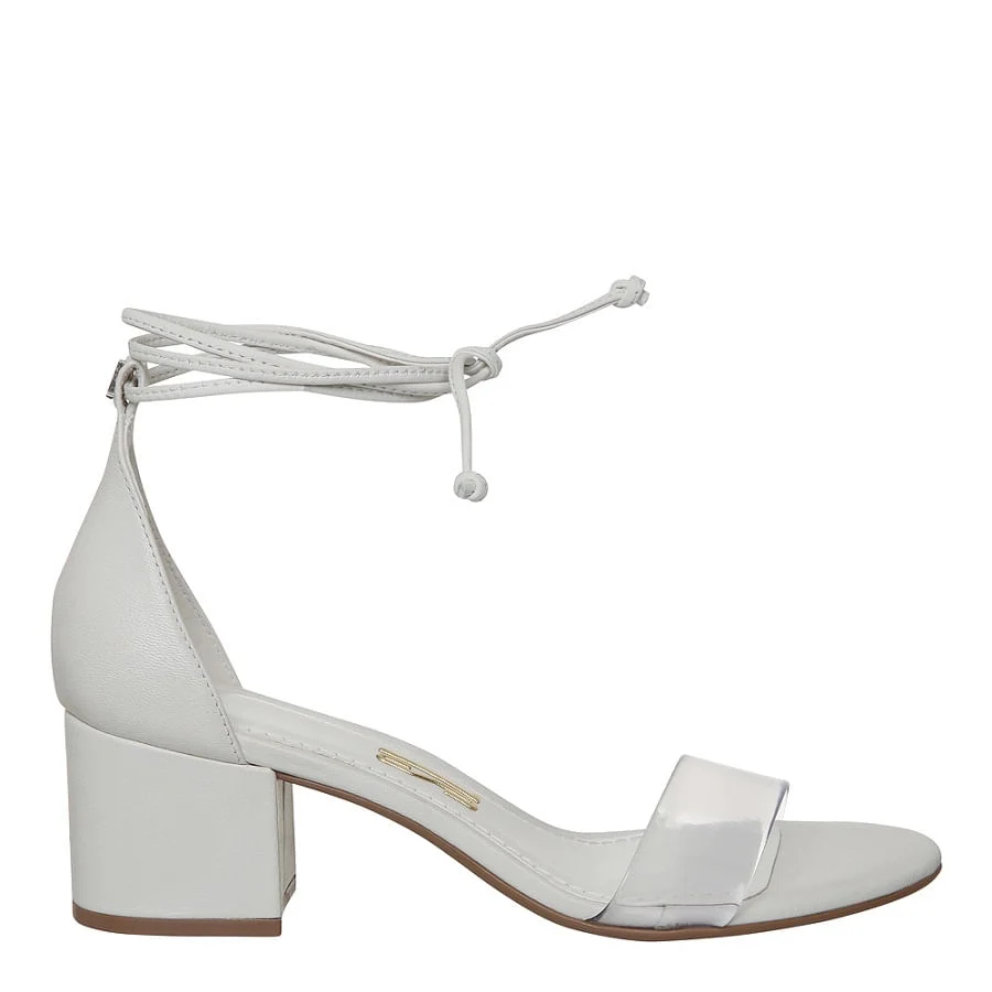 Sandália couro pelica soft branco - vista 1 de 4