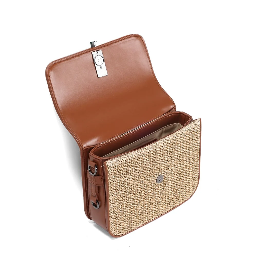 Bolsa Baguete Alça De Ombro Bege - vista 2 de 2