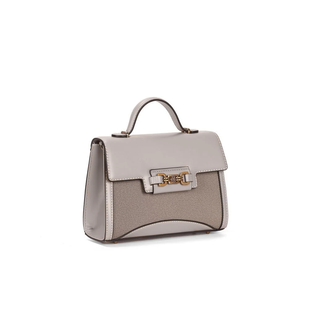 Bolsa Canvas Transversal Cinza Fog Bridão - vista 2 de 3