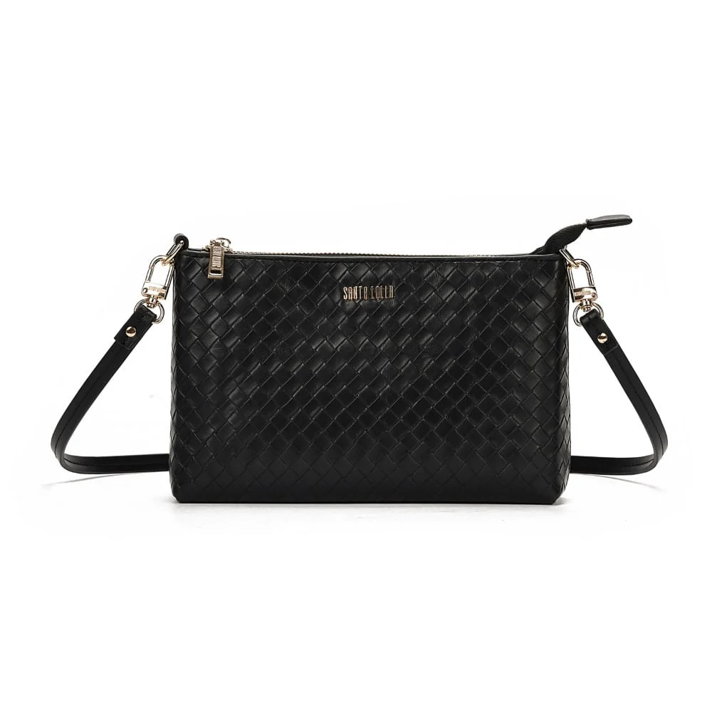 Clutch Soft Preta Alça Transversal - vista 1 de 7