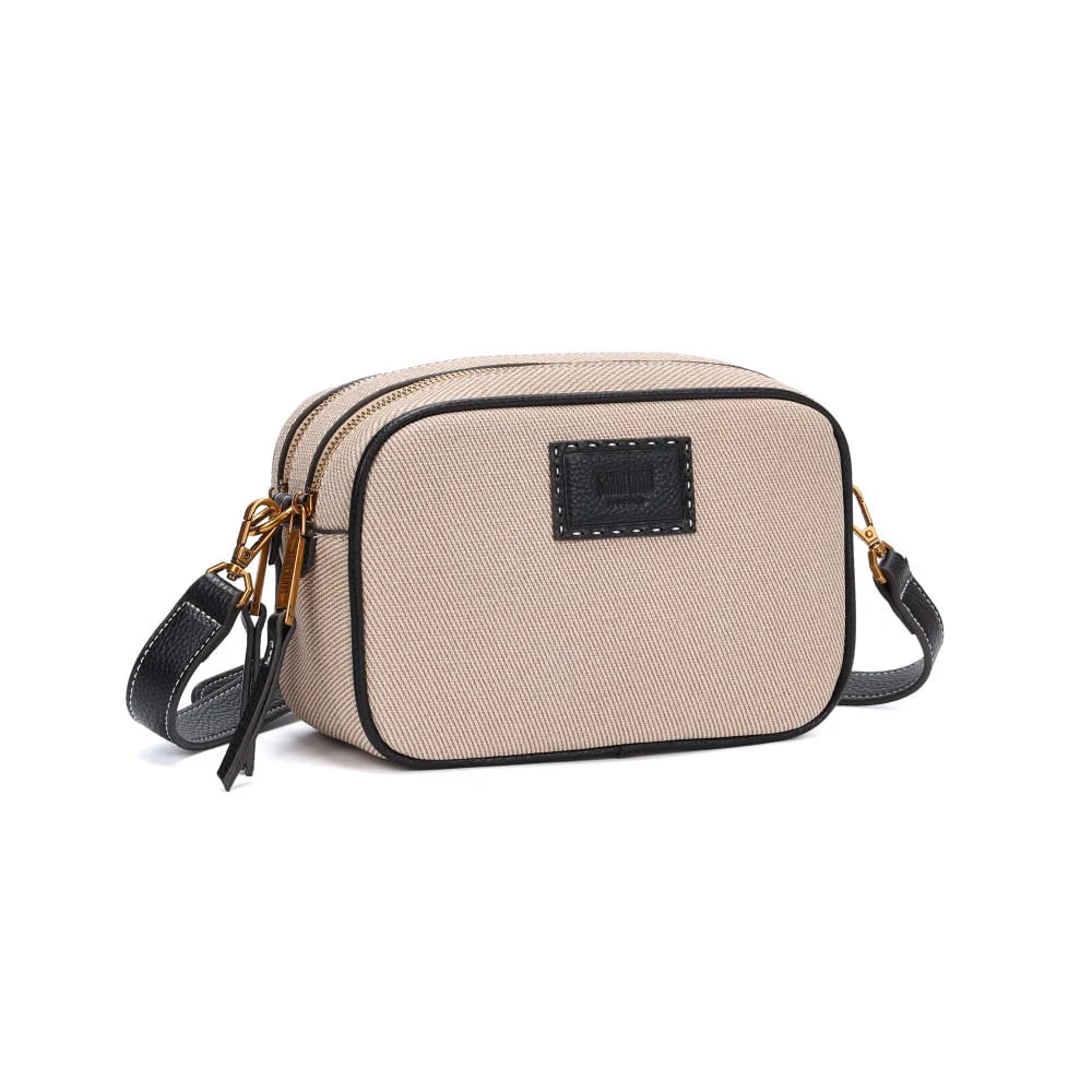 Bolsa Camera Bag Canvas Bege Transversal - vista 2 de 5