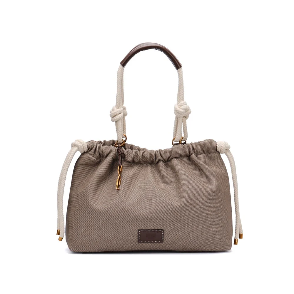 Bolsa Shopper Canvas Grande Bege Mocha - vista 1 de 6