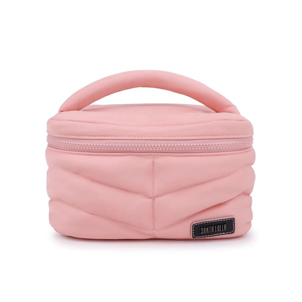 Necessaire Frasqueira Nylon Rosa Bebê - vista 1 de 5