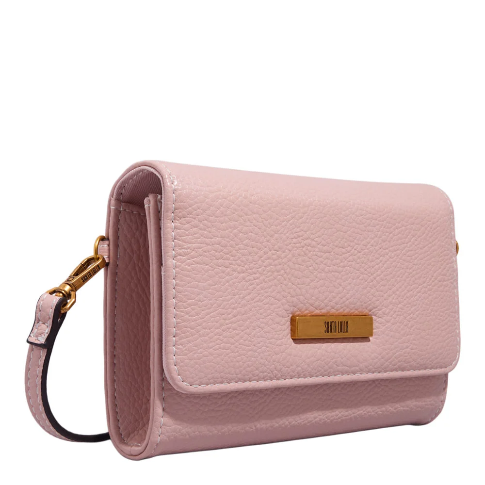 Bolsa Carteira Floater Alça Transversal Rosa Baby Pink - vista 2 de 3
