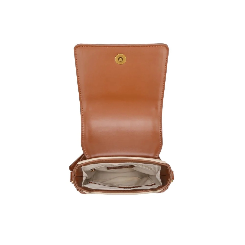 Bolsa Porta Celular Canvas Bege Alça Transversal - vista 5 de 5
