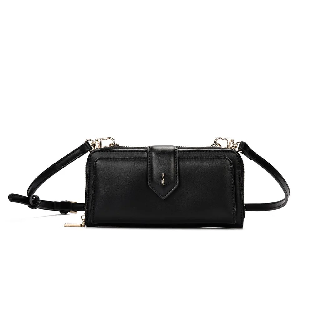Bolsa Carteira Alça Transversal  Soft Preto - vista 1 de 7