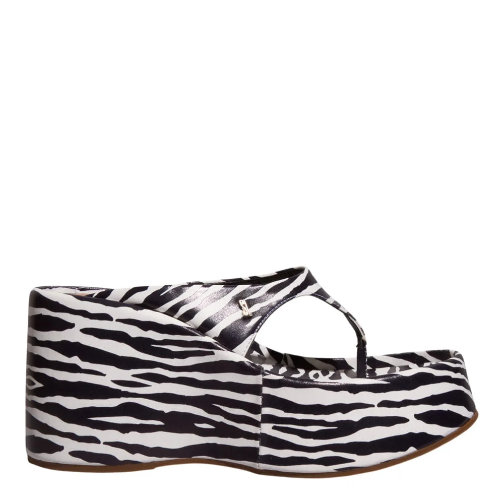 Papete Plataforma Animal Print Zebra - vista 1 de 4