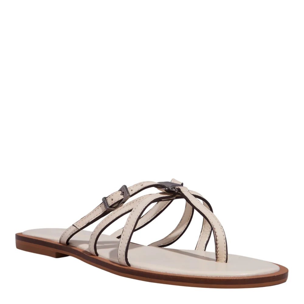 Rasteira Couro Nobre Soft Off White - vista 1 de 4
