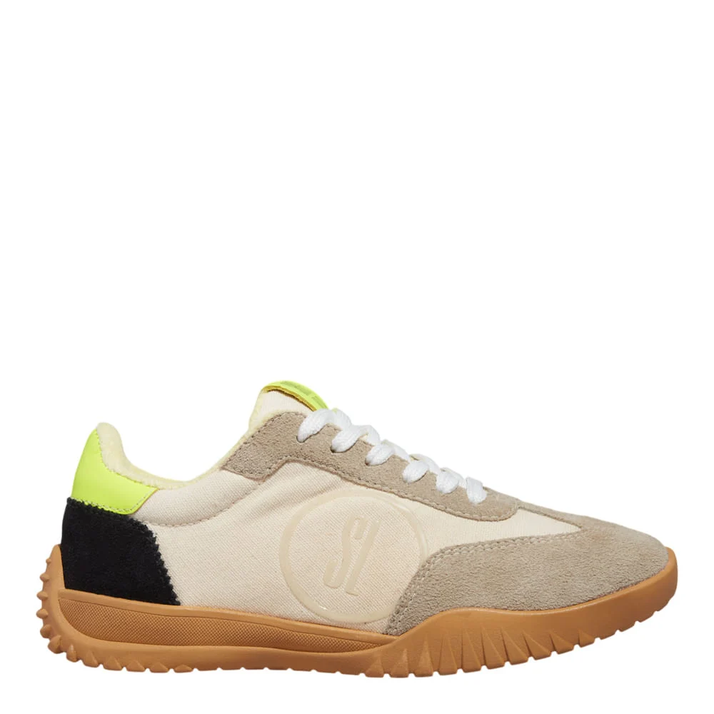 Tênis Couro Camurça Multicolor Cinza - vista 1 de 5